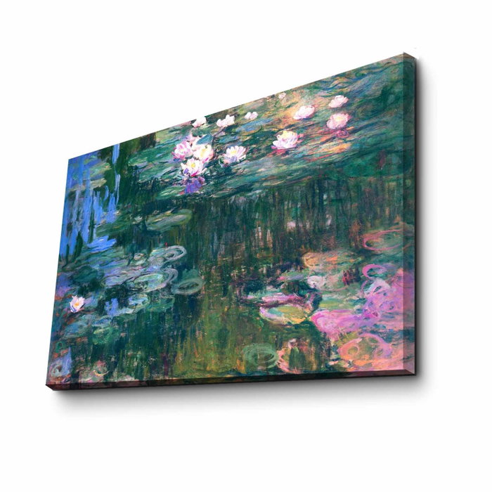 Wallity Cuadro Decorativo Claude Monet en Lienzo de Ante 45 x 70 cm Wallity Cuadro Decorativo Claude Monet en Lienzo de Ante 45 x 70 cm